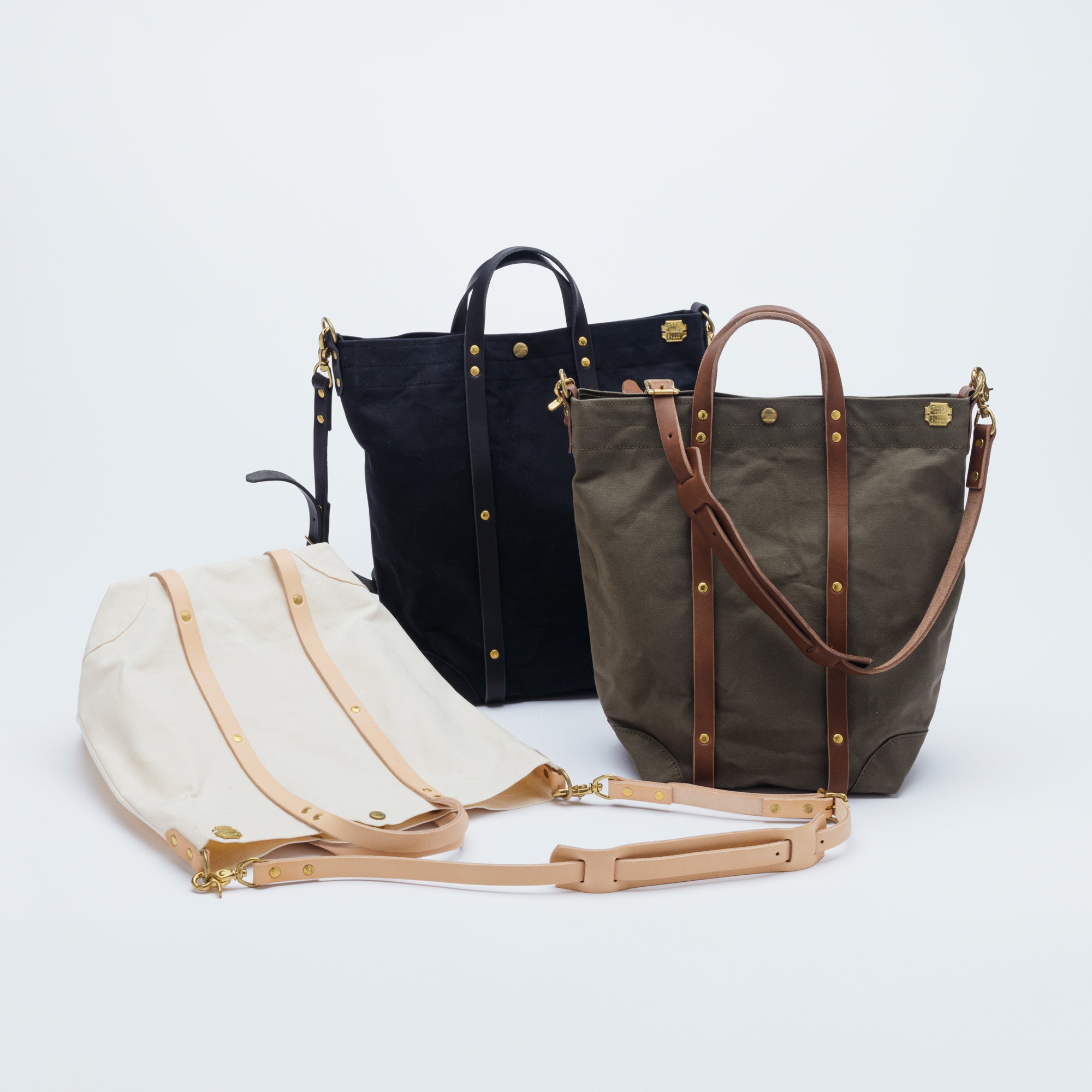 SL0444 paraffin canvas tote bag