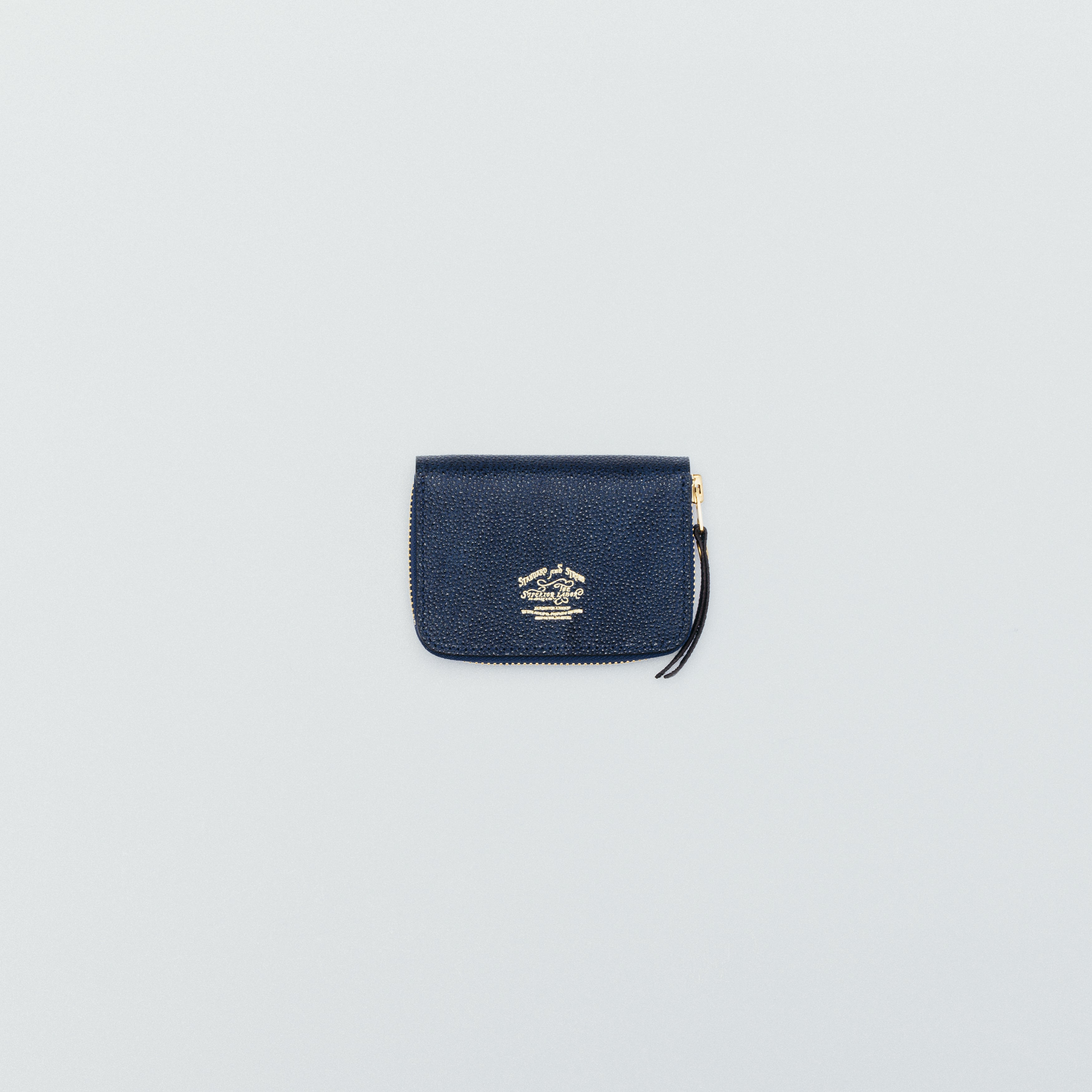 SL0307 KUROZAN indigo zip small wallet