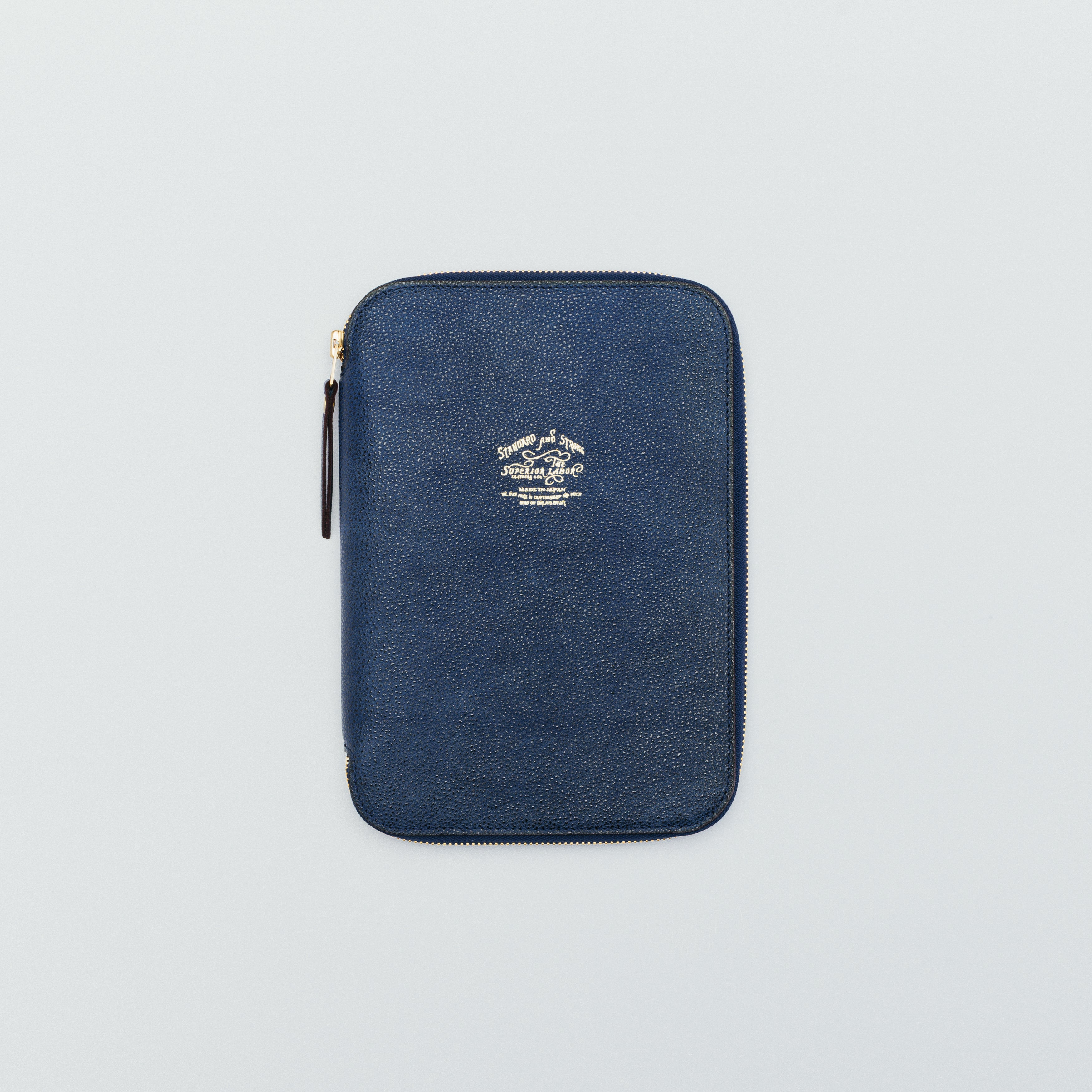 SL0313 KUROZAN indigo zip organizer
