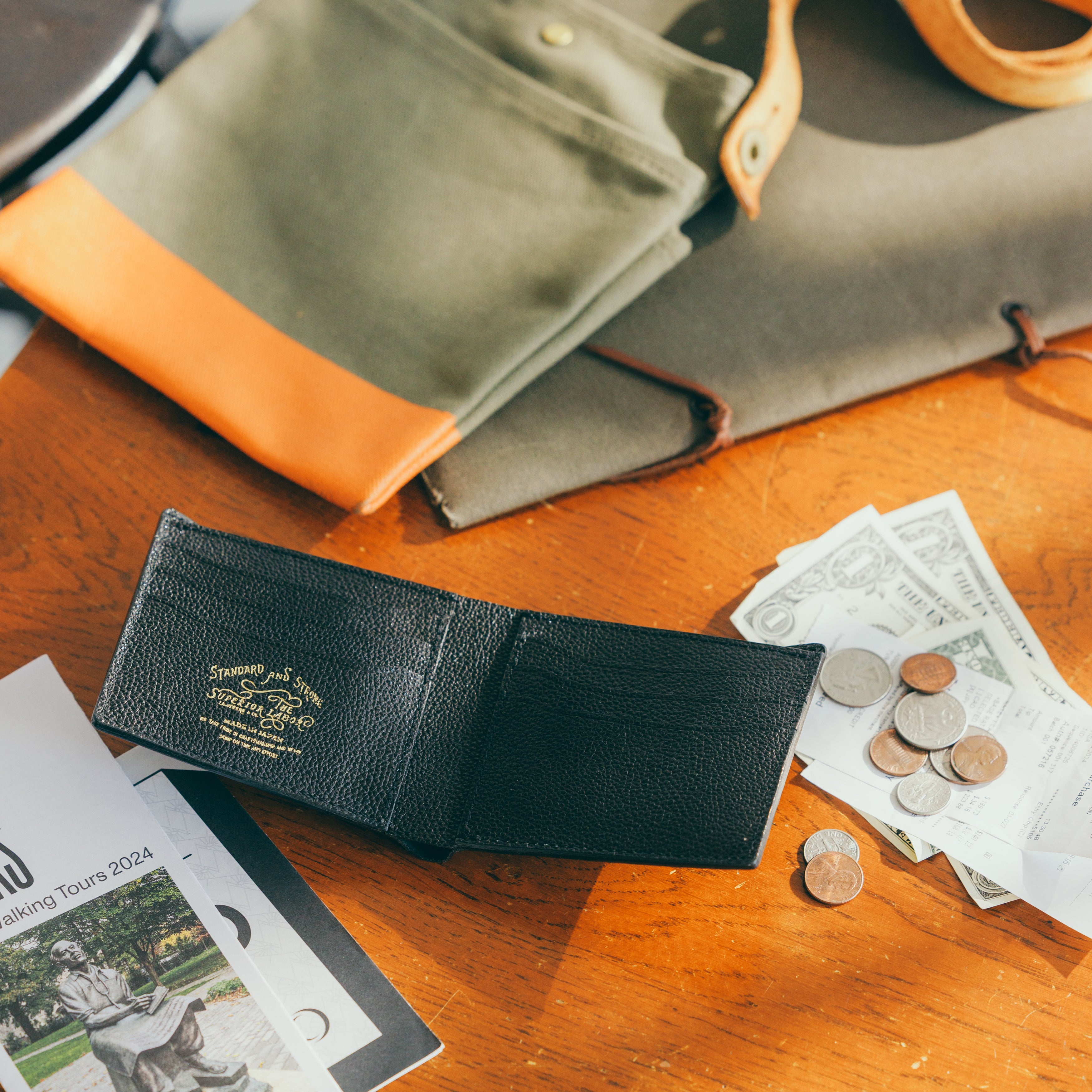 SL0318 KUROZAN wallet(bill and cards)