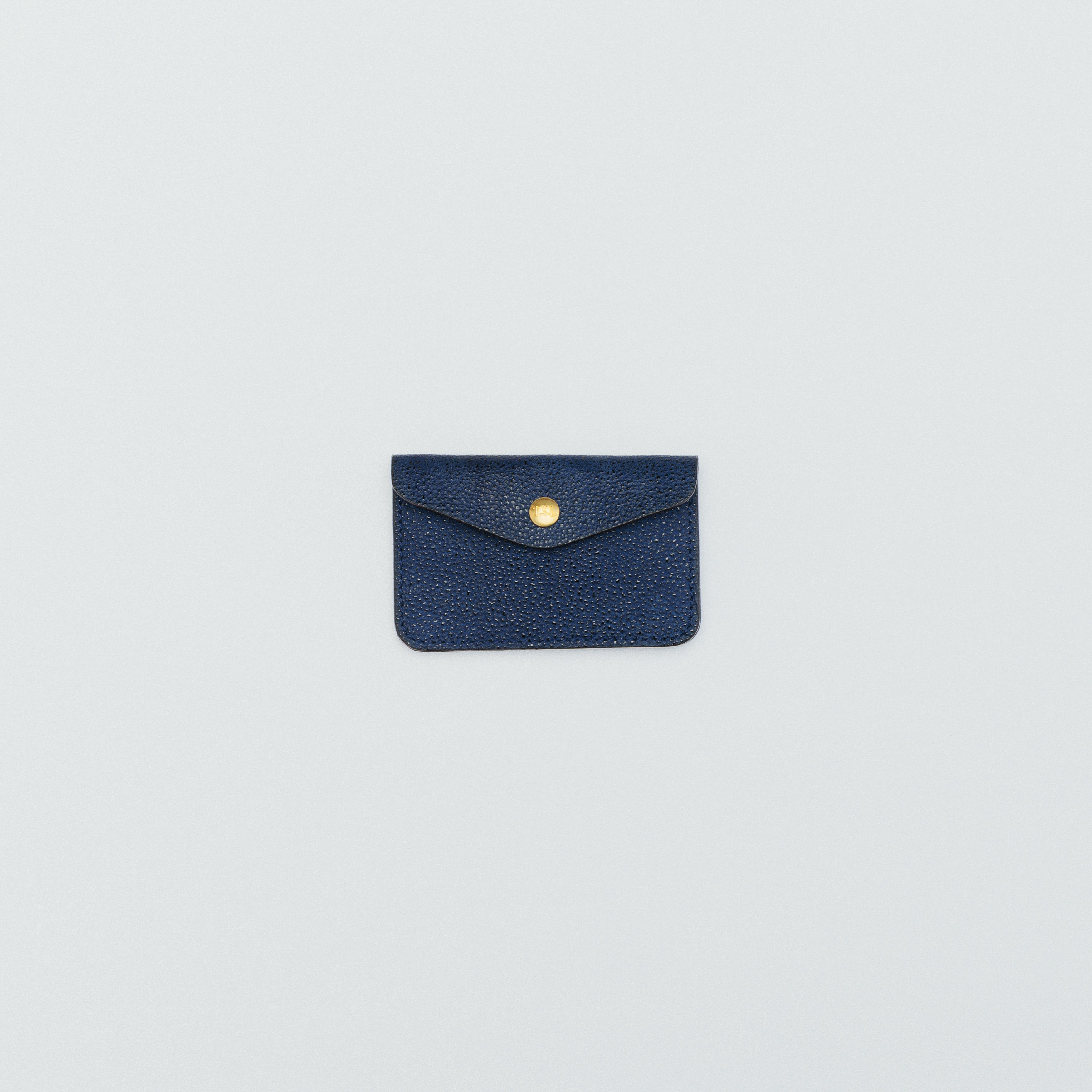SL0325 KUROZAN Indigo Traveler's Small Purse