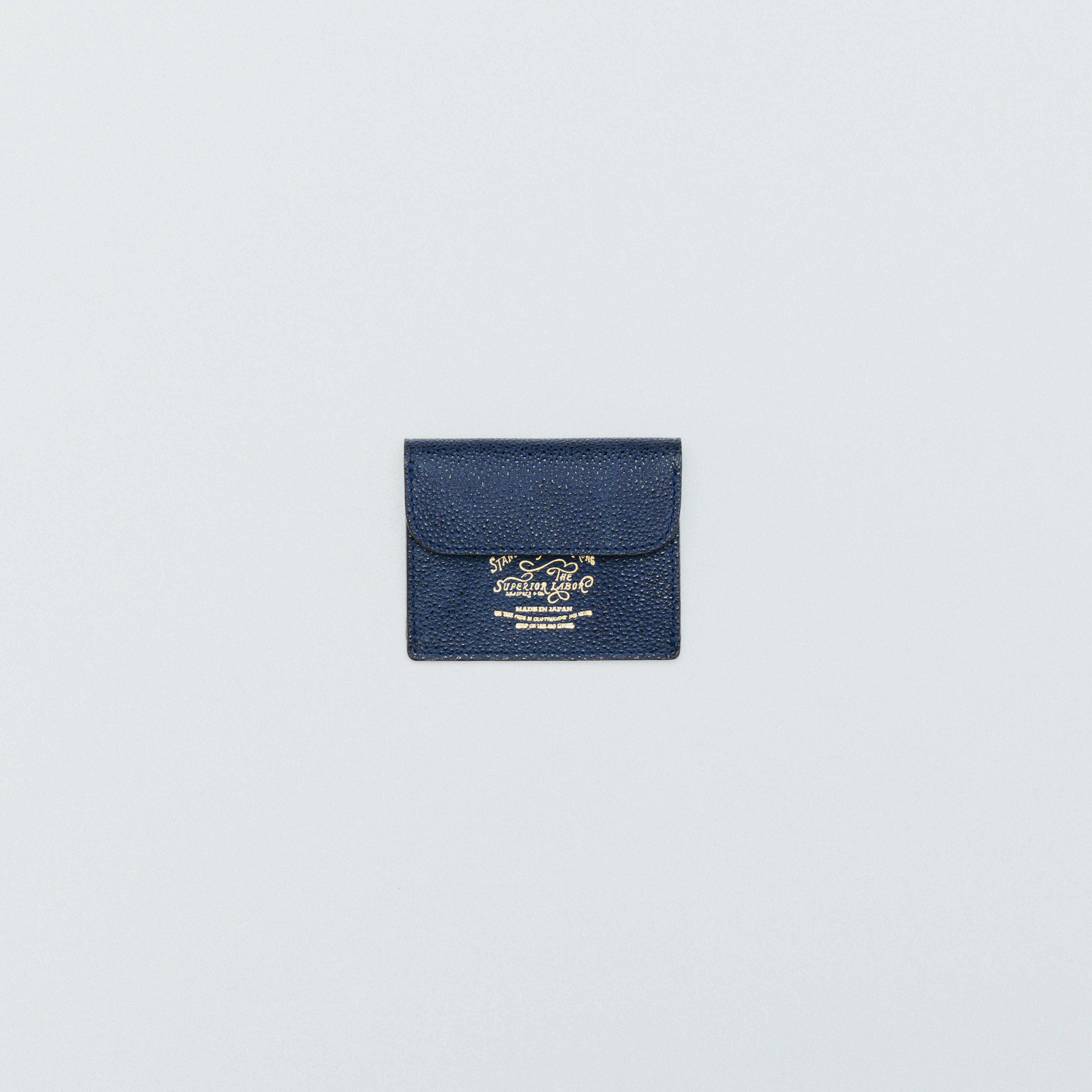 SL0327 KUROZAN Indigo Coin Pocket