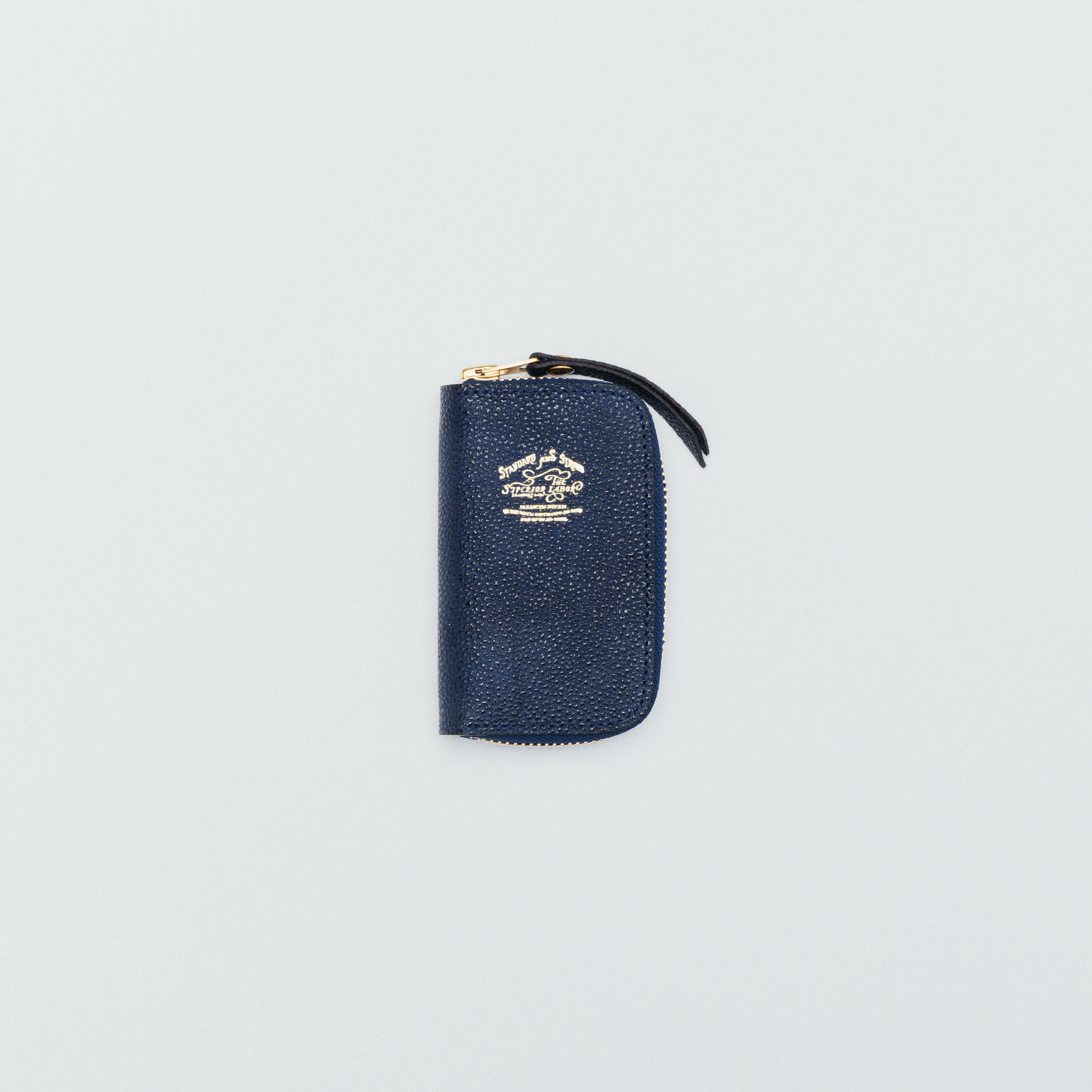 SL0311 KUROZAN indigo zip key case