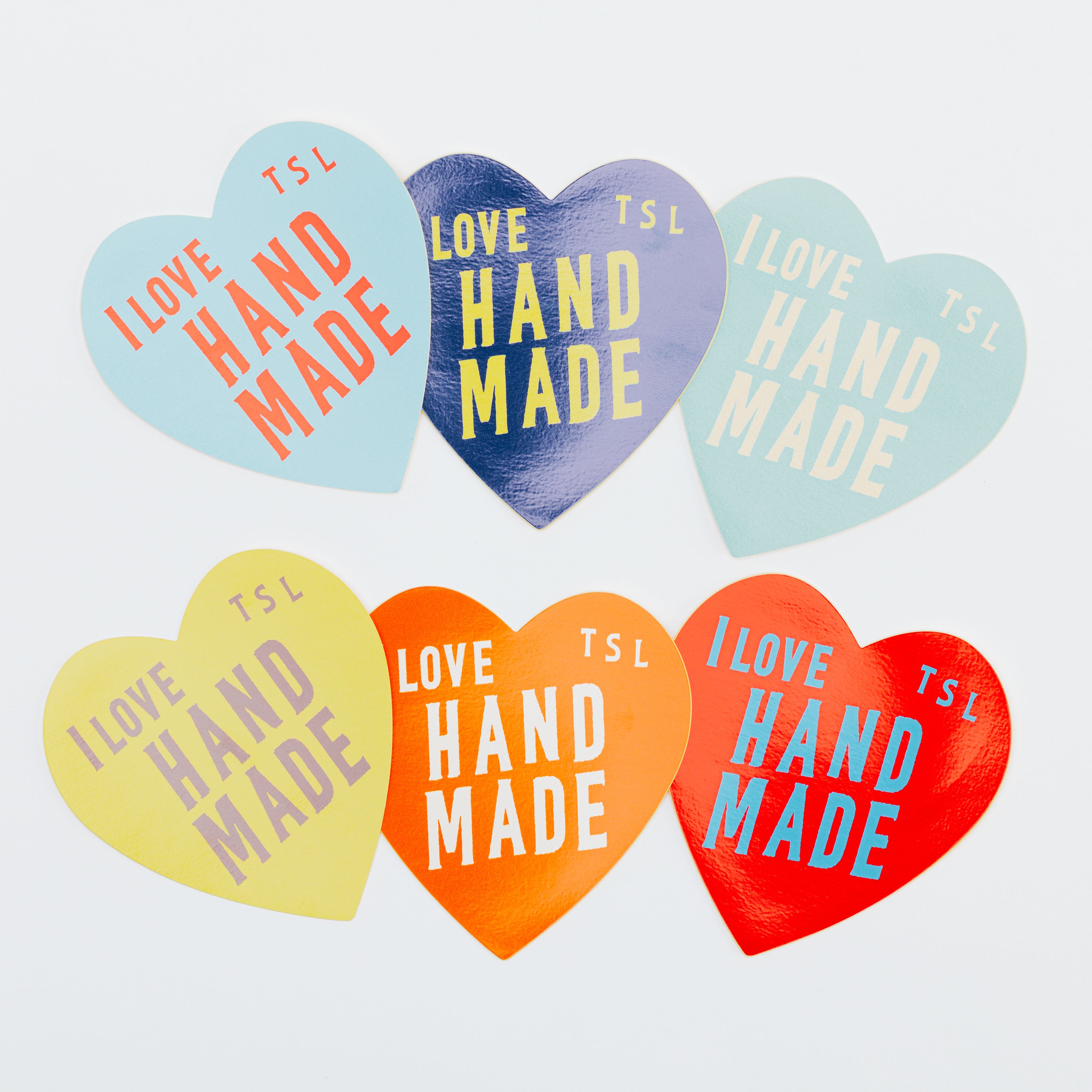 SL1167 I LOVE HANDMADE sticker